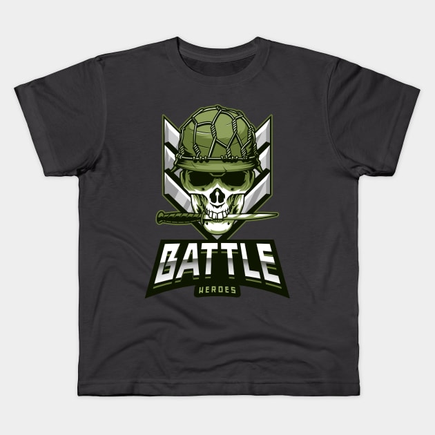 Real Battle Heroes - Army Kids T-Shirt by Smart Life Cost